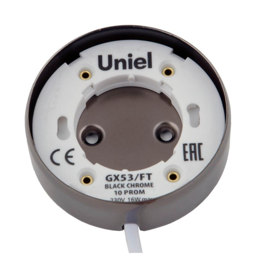 Потолочный светильник Uniel GX53/FT Black Chrome UL-00003735 Потолочный светильник Uniel GX53/FT Black Chrome UL-00003735