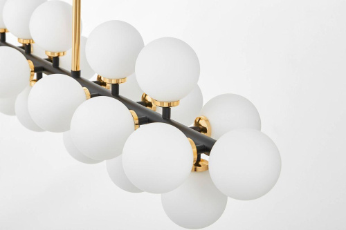 Подвесная люстра Lumina Deco Marsiada LDP 6033-24 BK+GD Подвесная люстра Lumina Deco Marsiada LDP 6033-24 BK+GD