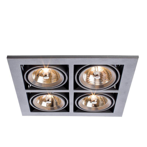 Встраиваемый светильник Arte Lamp Cardani A5930PL-4SI Встраиваемый светильник Arte Lamp Cardani A5930PL-4SI