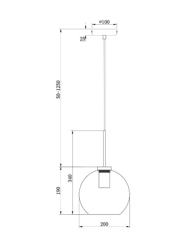 Подвесной светильник Freya Bravis FR8002PL-01B Подвесной светильник Freya Bravis FR8002PL-01B