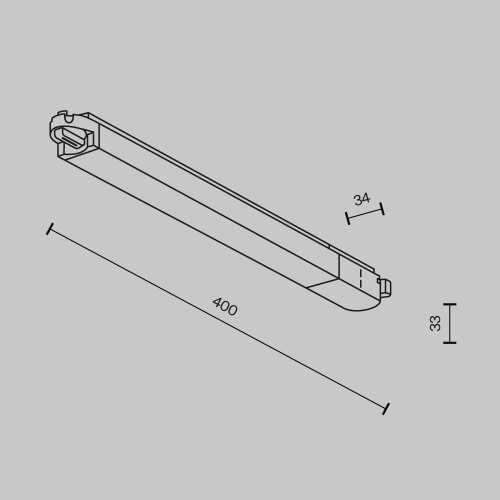 Трековый светодиодный светильник Maytoni Technical Basis TR000-1-12W3K-B Трековый светодиодный светильник Maytoni Technical Basis TR000-1-12W3K-B