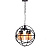 Подвесная люстра Lumina Deco Stradi LDP 11509-4 BK