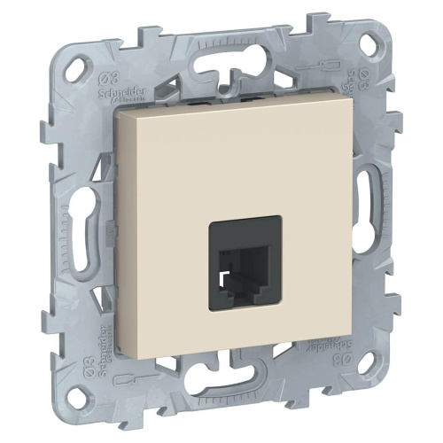 Розетка телефонная RJ11 одиночная 4 контакта Schneider Electric Unica New NU549244 Розетка телефонная RJ11 одиночная 4 контакта Schneider Electric Unica New NU549244