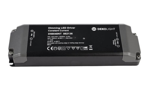Драйвер Deko-Light D50040NT40-80V 40W IP20 0,5A 862136 Драйвер Deko-Light D50040NT40-80V 40W IP20 0,5A 862136