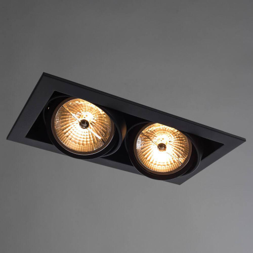 Встраиваемый светильник Arte Lamp Cardani A5935PL-2BK Встраиваемый светильник Arte Lamp Cardani A5935PL-2BK