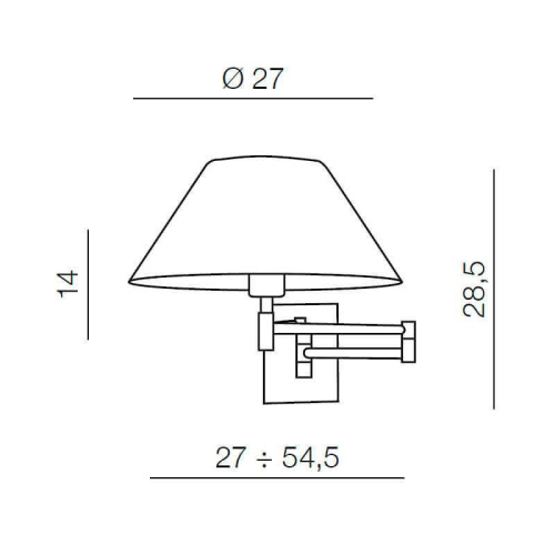 Брв Azzardo Trapezio wall AZ1542 Брв Azzardo Trapezio wall AZ1542