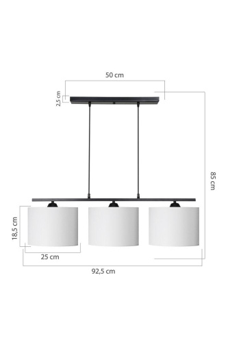 Подвесная люстра Toplight Laurene TL1610H-03WH Подвесная люстра Toplight Laurene TL1610H-03WH
