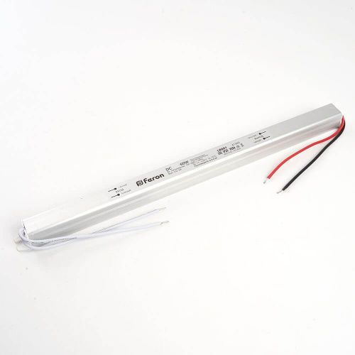 Блок питания для светодиодной ленты Feron LB001 24V 60W IP20 2,5A 48014 Блок питания для светодиодной ленты Feron LB001 24V 60W IP20 2,5A 48014