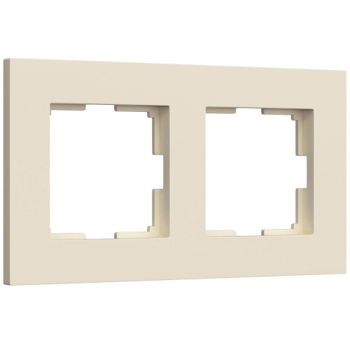 Рамка на 2 поста Werkel Slab айвори матовый W0022962 4690389193392 Рамка на 2 поста Werkel Slab айвори матовый W0022962 4690389193392