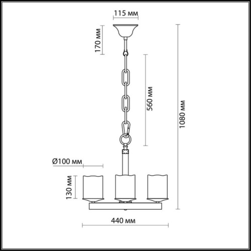 Подвесная люстра Odeon Light Fabo 2767/4 Подвесная люстра Odeon Light Fabo 2767/4