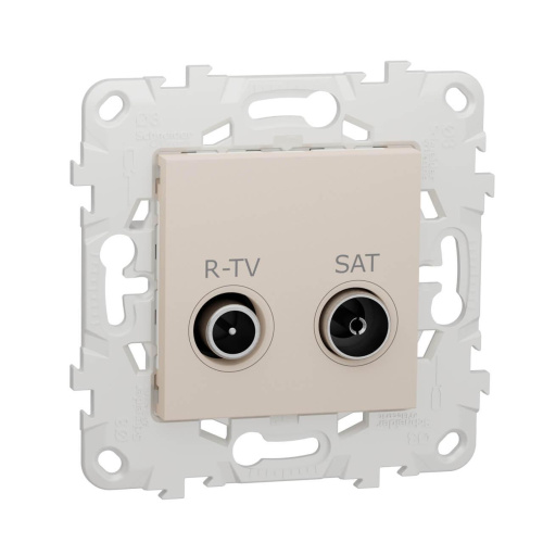 Розетка R-TV/SAT оконечная Schneider Electric Unica New NU545544 Розетка R-TV/SAT оконечная Schneider Electric Unica New NU545544