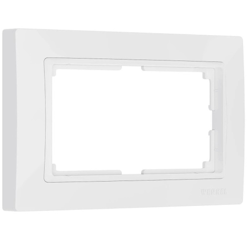 Рамка Werkel Snabb для двойной розетки белый basic WL03-Frame-01-DBL-white 4690389117008 Рамка Werkel Snabb для двойной розетки белый basic WL03-Frame-01-DBL-white 4690389117008