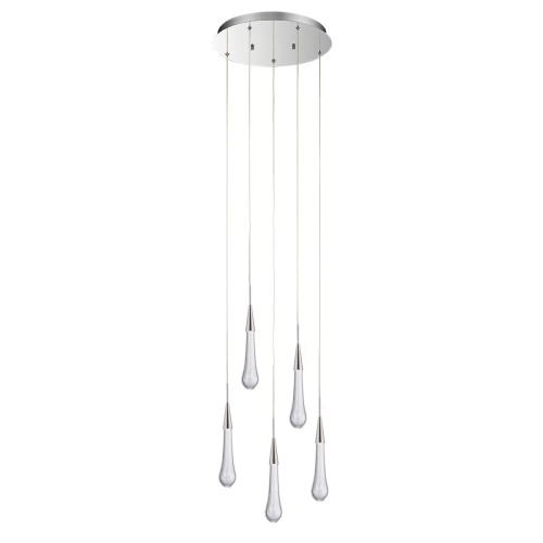 Подвесной светильник Pour 5A satin nickel Подвесной светильник Pour 5A satin nickel