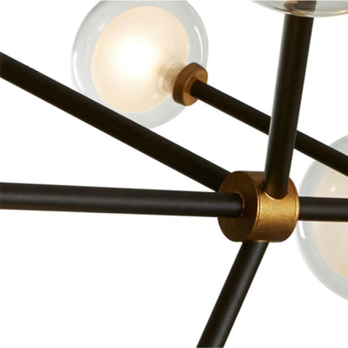 Люстра Nabila 10 black/gold Люстра Nabila 10 black/gold