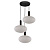 Подвесная люстра Lumina Deco Floril LDP 1216-3 WT+BK