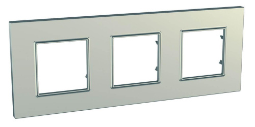 Рамка 3-постовая Schneider Electric Unica Quadro MGU6.706.57 Рамка 3-постовая Schneider Electric Unica Quadro MGU6.706.57