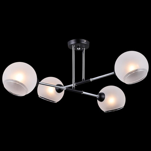 Потолочная люстра Illumico IL9900-4CSQ-79 CR BK Потолочная люстра Illumico IL9900-4CSQ-79 CR BK
