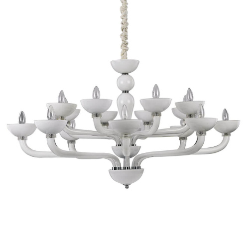 Подвесная люстра Ideal Lux Casanova SP16 Bianco 094120 Подвесная люстра Ideal Lux Casanova SP16 Bianco 094120