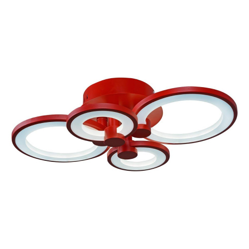Потолочная светодиодная люстра iLedex Ring A001/4 Red Потолочная светодиодная люстра iLedex Ring A001/4 Red