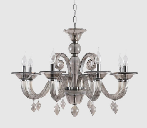 Подвесная люстра Crystal Lux Caetano SP-PL8 Smoke Подвесная люстра Crystal Lux Caetano SP-PL8 Smoke
