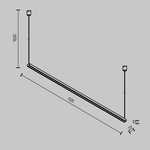 Трековый подвесной светильник Technical TR169-1-52W3K-M-B Трековый подвесной светильник Technical TR169-1-52W3K-M-B