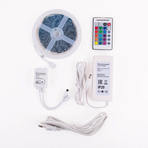 Светодиодная лента Elektrostandard 14,4W/m 60LED/m 5050SMD RGB 5M a049845 Светодиодная лента Elektrostandard 14,4W/m 60LED/m 5050SMD RGB 5M a049845