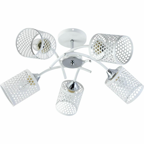 Потолочная люстра Reluce 01332-0.3-05 WH+CR Потолочная люстра Reluce 01332-0.3-05 WH+CR