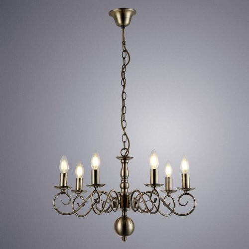Подвесная люстра Arte Lamp A1129LM-7AB Подвесная люстра Arte Lamp A1129LM-7AB