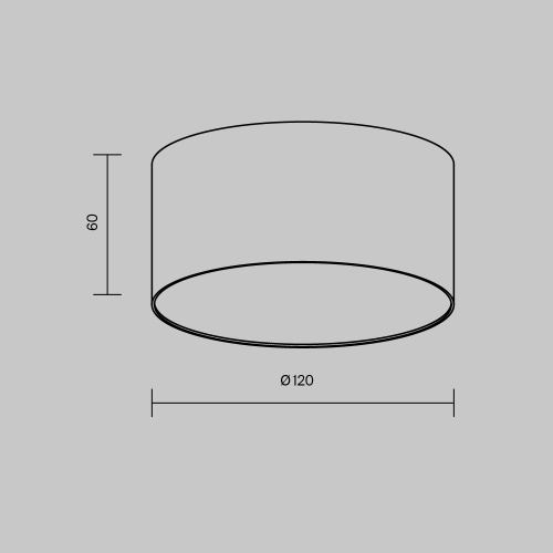 Потолочный светильник Technical C032CL-12W4K-RD-W Потолочный светильник Technical C032CL-12W4K-RD-W