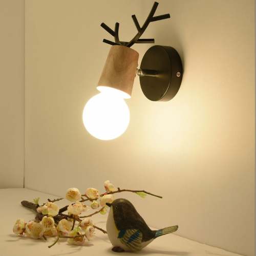Бра С Рожками Deer A Wood/Black By Imperiumloft Бра С Рожками Deer A Wood/Black By Imperiumloft