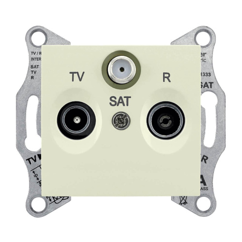 Розетка TV/R/SAT проходная Schneider Electric Sedna 4dB SDN3501447 Розетка TV/R/SAT проходная Schneider Electric Sedna 4dB SDN3501447