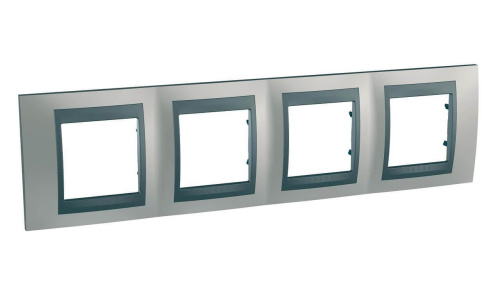 Рамка 4-постовая Schneider Electric Unica Top MGU66.008.239 Рамка 4-постовая Schneider Electric Unica Top MGU66.008.239