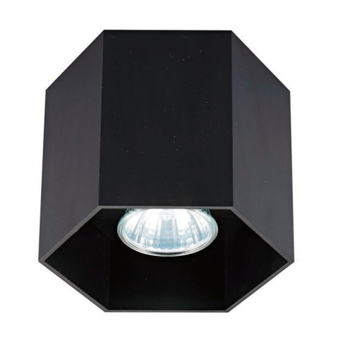 Потолочный светильник Zumaline Polygon cl 1l 20035-BK Потолочный светильник Zumaline Polygon cl 1l 20035-BK