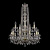 Подвесная люстра Bohemia Ivele 1402/10+5/195/h-80/2d/G