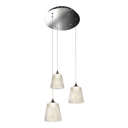 Подвесная светодиодная люстра iLedex Flora WD8007-3 CR Подвесная светодиодная люстра iLedex Flora WD8007-3 CR