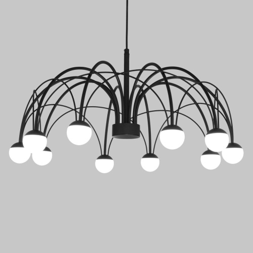 Подвесная светодиодная люстра Eurosvet Ragno 90034/10 LED черный Подвесная светодиодная люстра Eurosvet Ragno 90034/10 LED черный