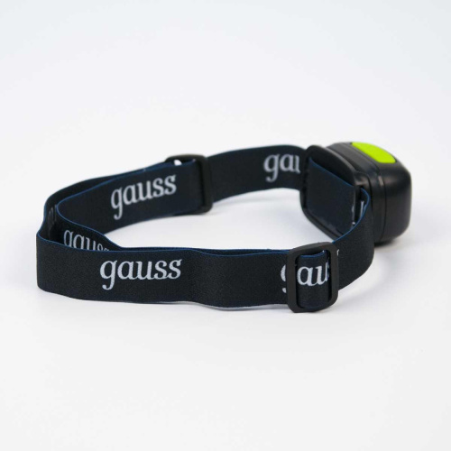 Налобный светодиодный фонарь Gauss аккумуляторный 40х60 220 лм GF402 Налобный светодиодный фонарь Gauss аккумуляторный 40х60 220 лм GF402