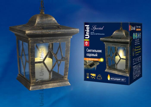 Подвесной светильник на солнечных батареях Uniel USL-S-180/PT220 Bronze lantern 10227 Подвесной светильник на солнечных батареях Uniel USL-S-180/PT220 Bronze lantern 10227