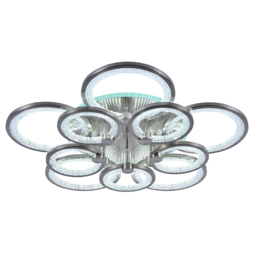 Потолочная светодиодная люстра Profit Light 8002/5+5 NKL Потолочная светодиодная люстра Profit Light 8002/5+5 NKL