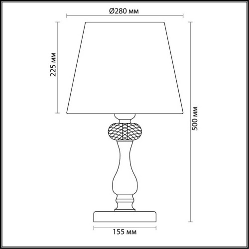 Настольная лампа Odeon Light Gaellori 3393/1T Настольная лампа Odeon Light Gaellori 3393/1T