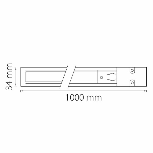 Шинопровод трехфазный Lightstar Barra 504018 Шинопровод трехфазный Lightstar Barra 504018