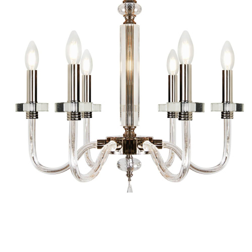 Подвесная люстра iLamp Vibe P9474-6 Nickel Подвесная люстра iLamp Vibe P9474-6 Nickel
