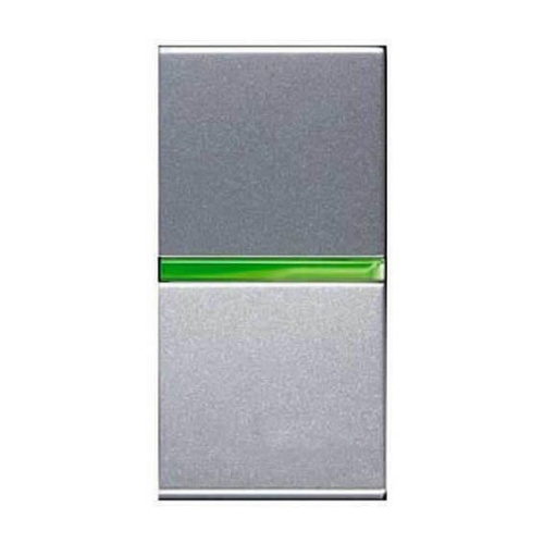 Выключатель одноклавишный ABB Zenit 16A 250V с подсветкой серебро 2CLA210150N1301 Выключатель одноклавишный ABB Zenit 16A 250V с подсветкой серебро 2CLA210150N1301