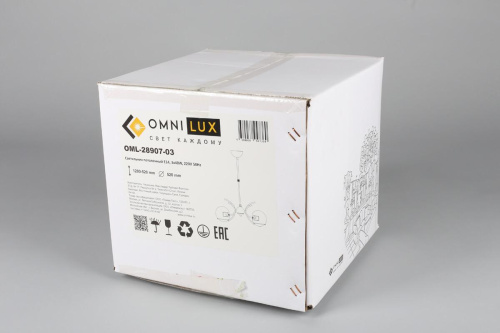 Потолочная люстра Omnilux Girasole OML-28907-03 Потолочная люстра Omnilux Girasole OML-28907-03