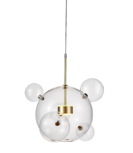 Подвесной светодиодный светильник Lumina Deco Neroni LDP 6016-5+1 GD Подвесной светодиодный светильник Lumina Deco Neroni LDP 6016-5+1 GD