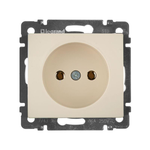 Розетка 2К Legrand Valena 16A 250V б/з винтовой зажим слоновая кость 774316 Розетка 2К Legrand Valena 16A 250V б/з винтовой зажим слоновая кость 774316