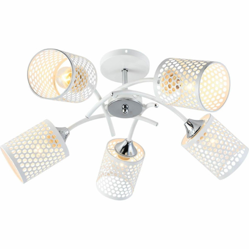 Потолочная люстра Reluce 01332-0.3-05 WH+CR Потолочная люстра Reluce 01332-0.3-05 WH+CR
