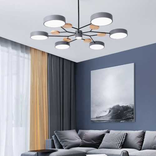 Люстра На Штанге Meade 6 Lamps Green By Imperiumloft Люстра На Штанге Meade 6 Lamps Green By Imperiumloft