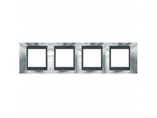 Рамка 4-постовая Schneider Electric Unica Top MGU66.008.210 Рамка 4-постовая Schneider Electric Unica Top MGU66.008.210