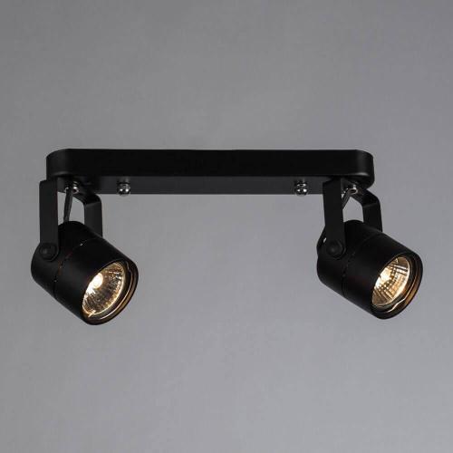 Спот Arte Lamp Lente A1310PL-2BK Спот Arte Lamp Lente A1310PL-2BK